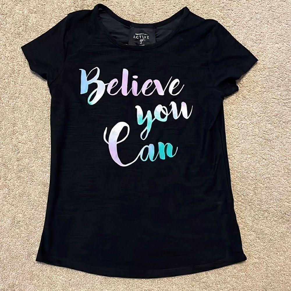 Girls Member Mark Active Girl Size 14-16 Shirt